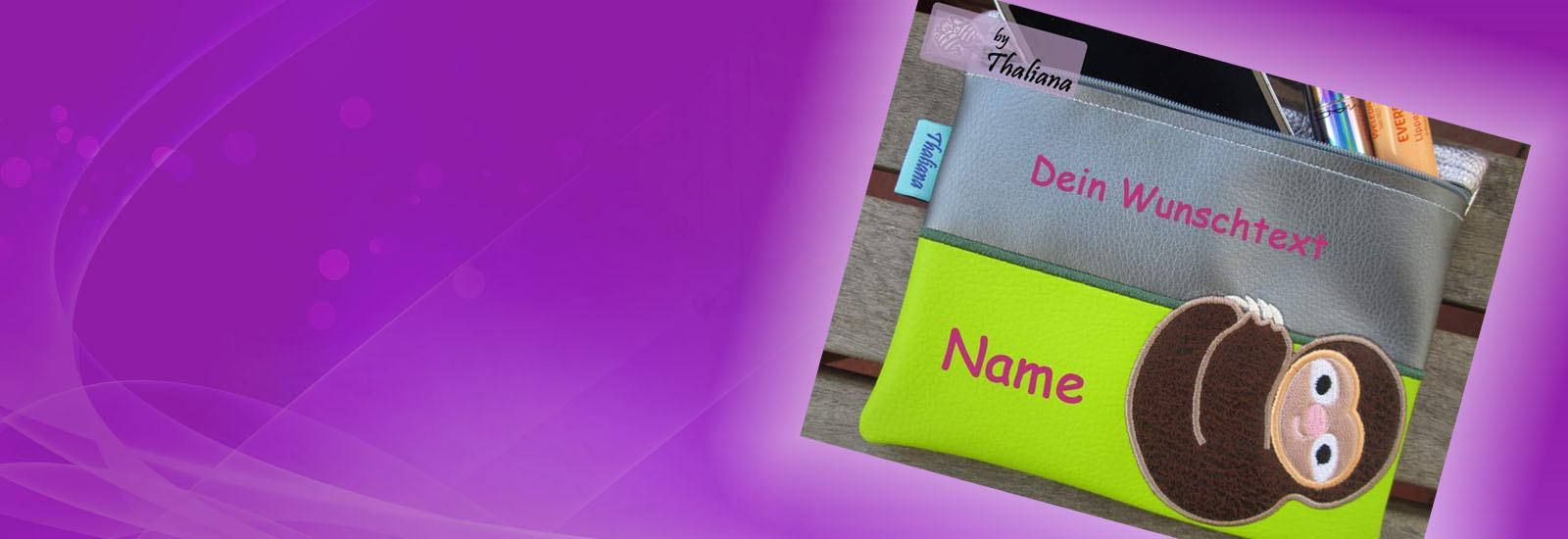 Personalisierte Taschen und Täschchen mit Namen oder Sprüchen